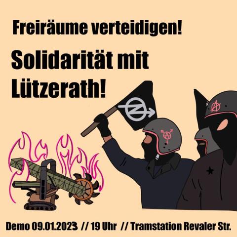 Defend Lützi Demo 09.01. Revaler Str. 