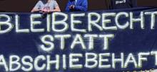 Tranzparent Bleiberecht statt Abschiebehaft