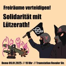 Defend Lützi Demo 09.01. Revaler Str. 