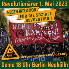 Aufruf: Der Preis ist heiß Block in der Revolutionären 1. Mai Demo um 18 Uhr U-Bhf Boddinstraße