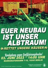 Kundgebung 03,06, Markgrafendamm